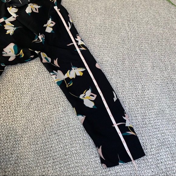 Halogen Drop Waist Button Backed Floral Dress - Picture 7 of 8